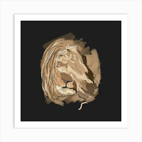 Lion's Head Art Print