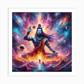 Lord Shiva 19 Art Print