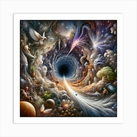 Life in a vortex Art Print