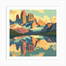 Chilean Mountains 5 Art Print