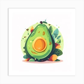 Avocado Art Print