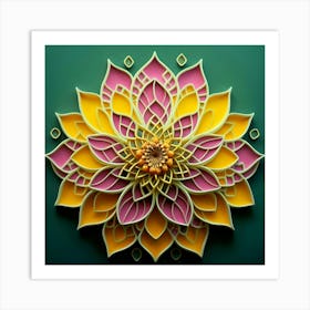 Flower Art 1 Art Print