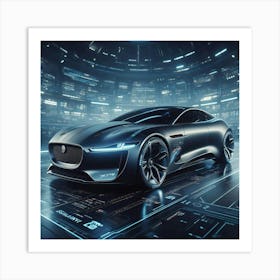 Jaguar I Pace Concept Art Print