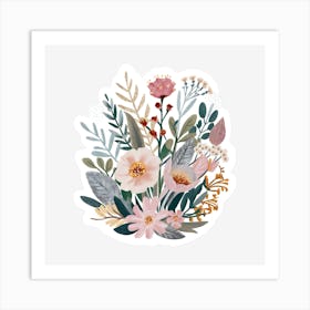 Bouquet Of Flowers 19 Art Print