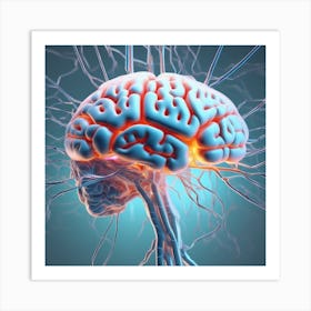 Human Brain 31 Art Print