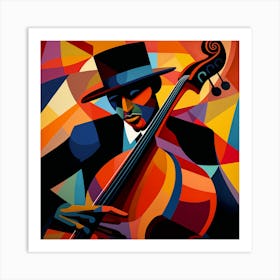 Jazz Musician 48 Art Print