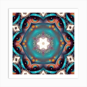 Psychedelic Mandala 2 Art Print