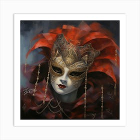 Venice Mask 1 Art Print