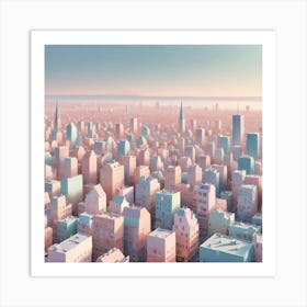 Cityscape 48 Art Print