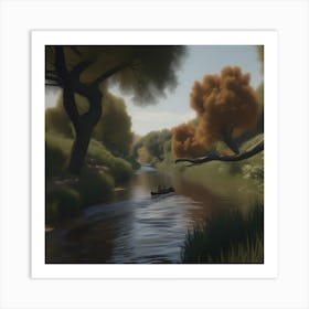 'River' 2 Art Print