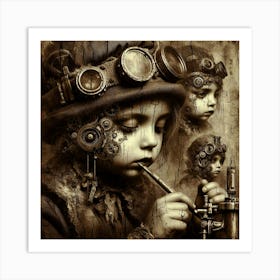 Steampunk Child Art Print