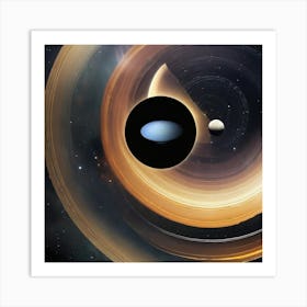 Rings Of Saturn Art Print