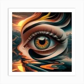 Eye Of The Ocean Art Print