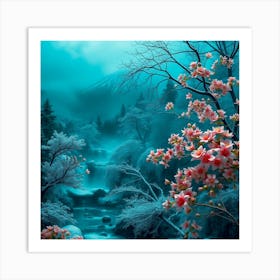 Beautiful Cherry Blossoms 1 Art Print