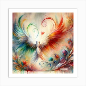 Angel Wings 34 Art Print