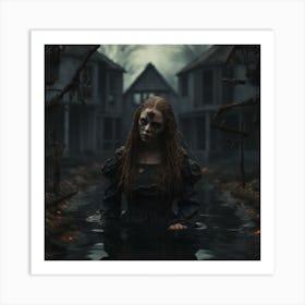 Haunted House Art Print