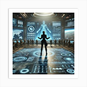 High Commander Selene Tactical Command Enhanced Art Print