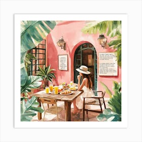 Tropical Morning Bliss Poster