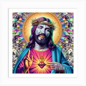 Jesus Money 1 Art Print
