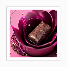 Chocolate Rose Art Print