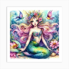 Mermaid 5 Art Print