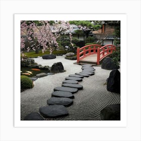 Asian Garden Art Print