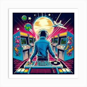 Dj Dj 7 Art Print