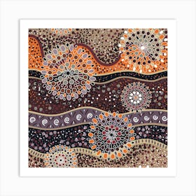 Australia Pattern 01 Art Print