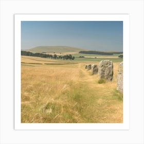 Stone Circles In Scotland Art Print