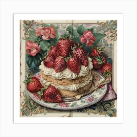 Strawberry Shortcake Art Print