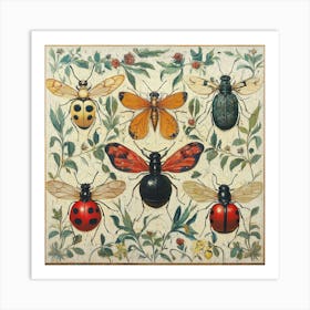 Ladybugs Art Art Print