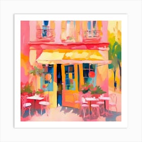 Paris Cafe Art Print