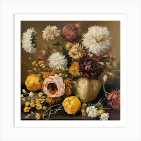 Flowers In A Vase Art Print