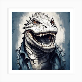 Alligator Art Print