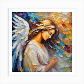 Angel Painting 4 Art Print