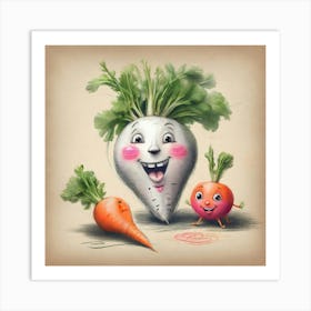 Carrots 4 Art Print