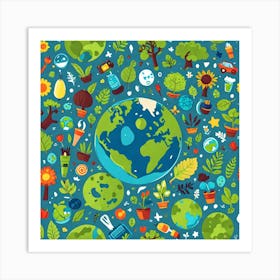 Earth Day Art Print