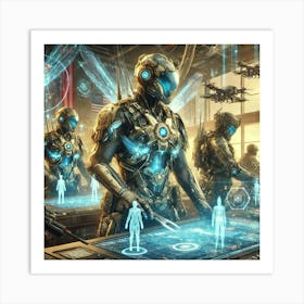 Solar Technocrats Military Division Converted Art Print