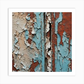 Peeling Paint 4 Art Print