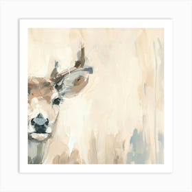 Deer Face Art Print