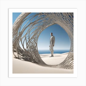 Sand Sculpture 46 Art Print
