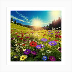 Wildflowers 2 Art Print