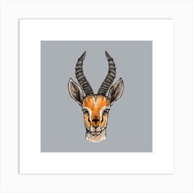 Antelope Head 1 Art Print