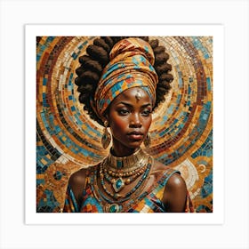 African Beauty Art Print