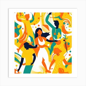 Dancers 1 Art Print