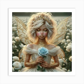 Fairy In A Field 2 Art Print