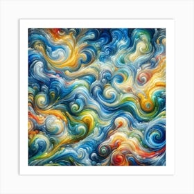 Abstract Abstract Painting 2 Art Print