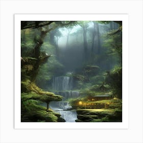 Faerie Forest Art Print