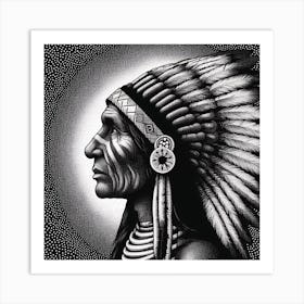 Indian Chief 1 Art Print