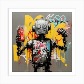 Robot Art Print